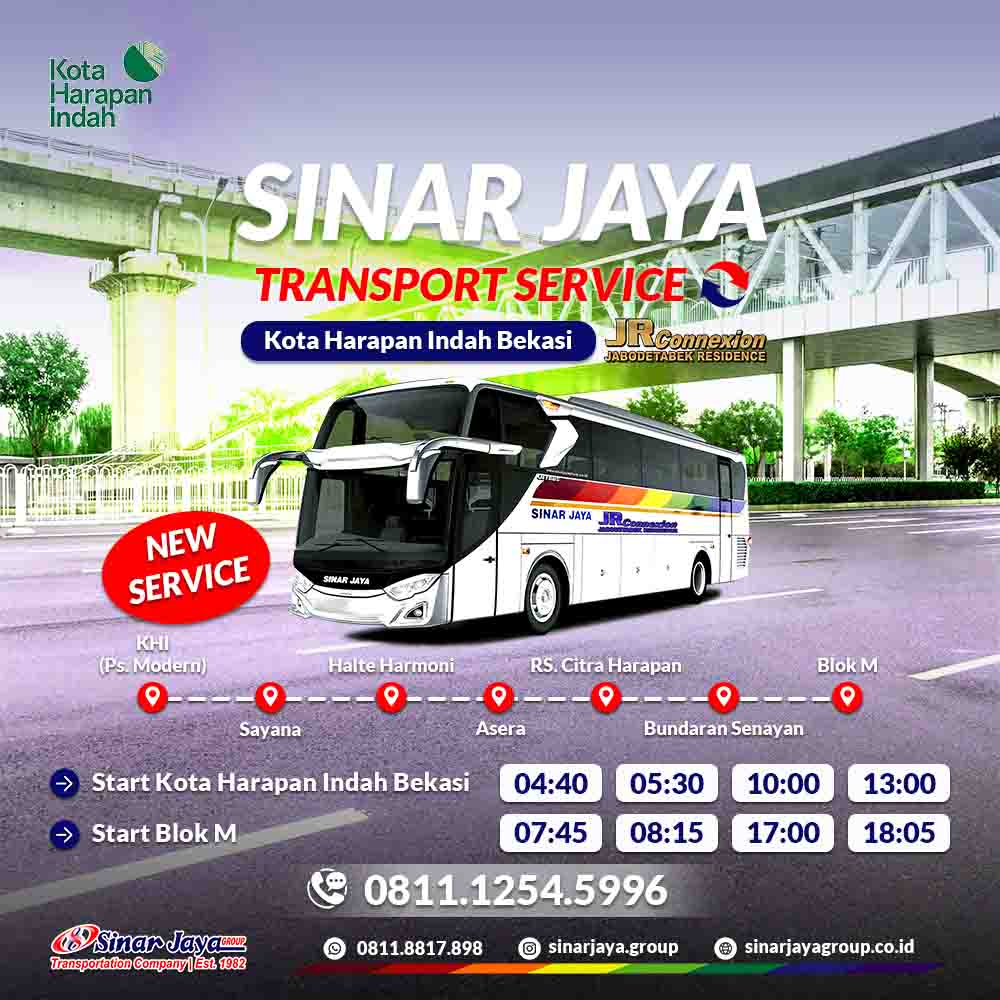 Kota Harapan Indah - Blok M | Transport Service JRC