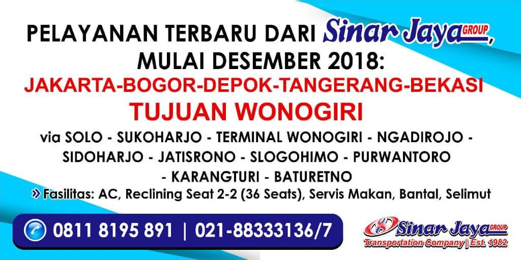SOFT LAUNCHING RUTE PELAYANAN BARU PO. SINAR JAYA GROUP